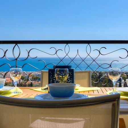Confortable 3 Pieces Avec Superbe Vue Mer Apartment Nice Bagian luar foto
